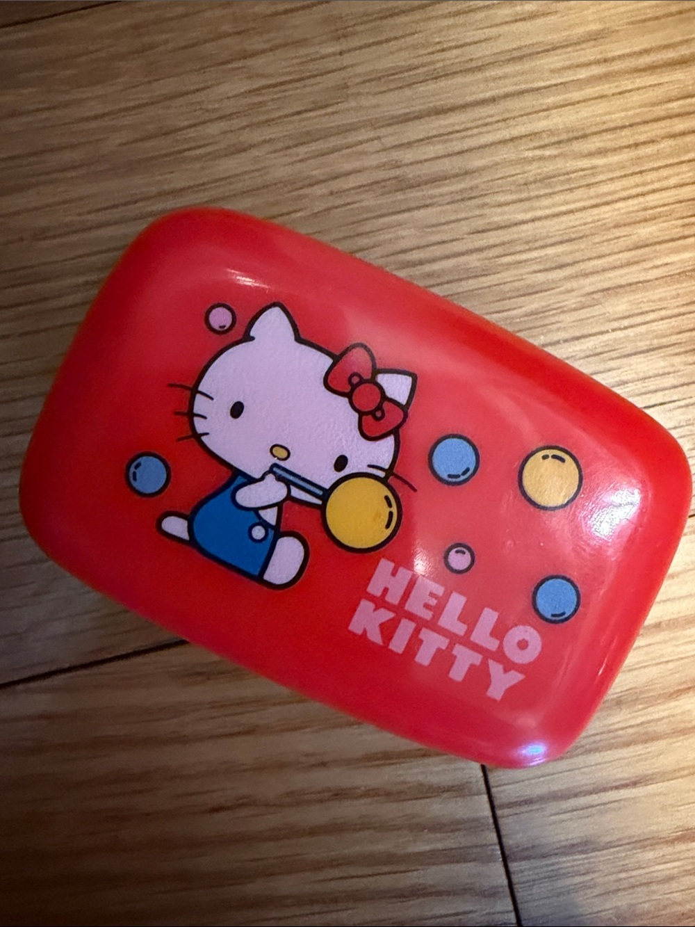 Vintage 1976 Hello Kitty Sanrio Japan Soap Case w/ Original Wrapped Soap